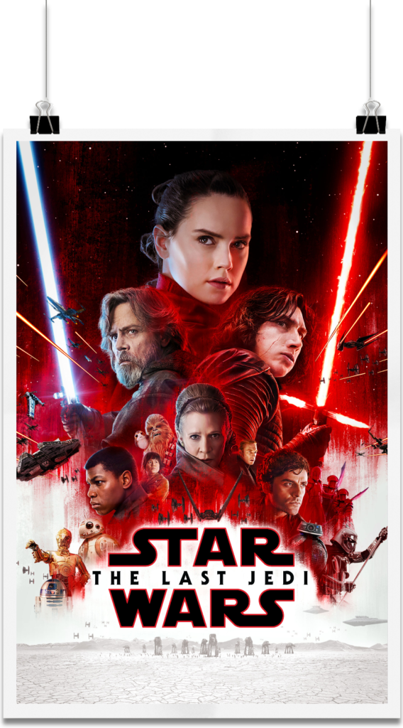 The Last Jedi Is A 2017 Sci-fi/action Film Written - Star Wars The Last Jedi Itunes (568x1024), Png Download