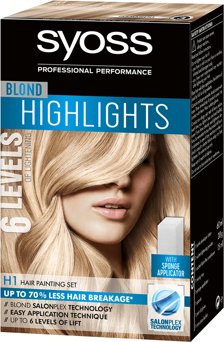 Syoss Blond Highlights (970x1400), Png Download
