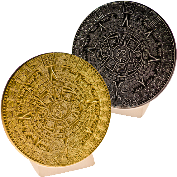 10 - 00 - Calendrier Maya Artefact (600x600), Png Download