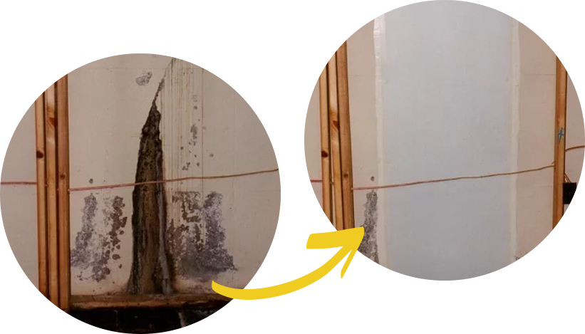 Have A Wall Crack That Needs Repair - Plywood (821x469), Png Download