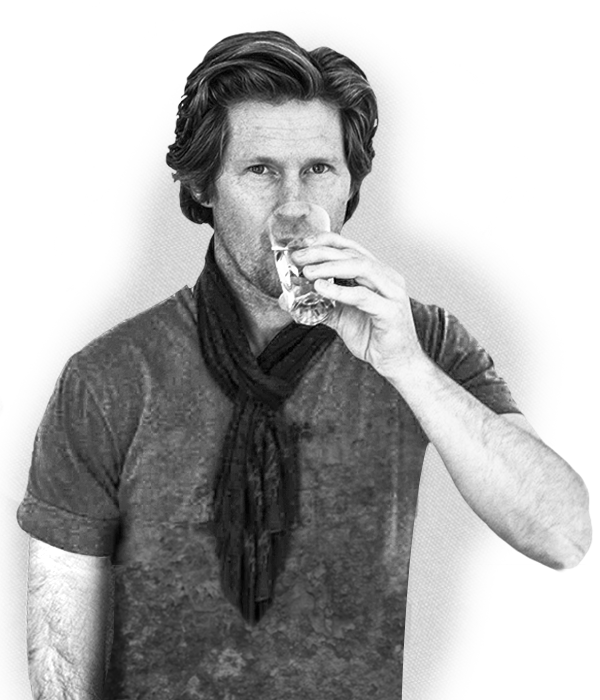 Jake Esman - Drinking (600x700), Png Download