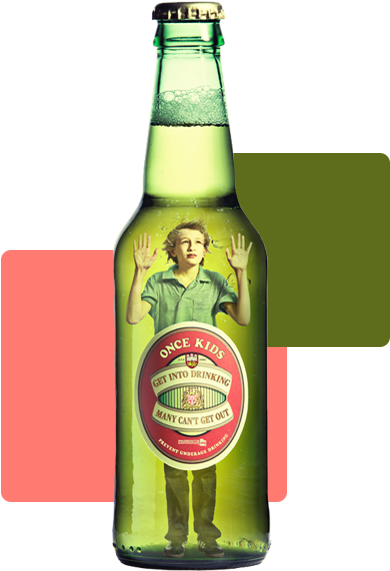 Alcohol Addiction Hurts - Glass Bottle (570x570), Png Download