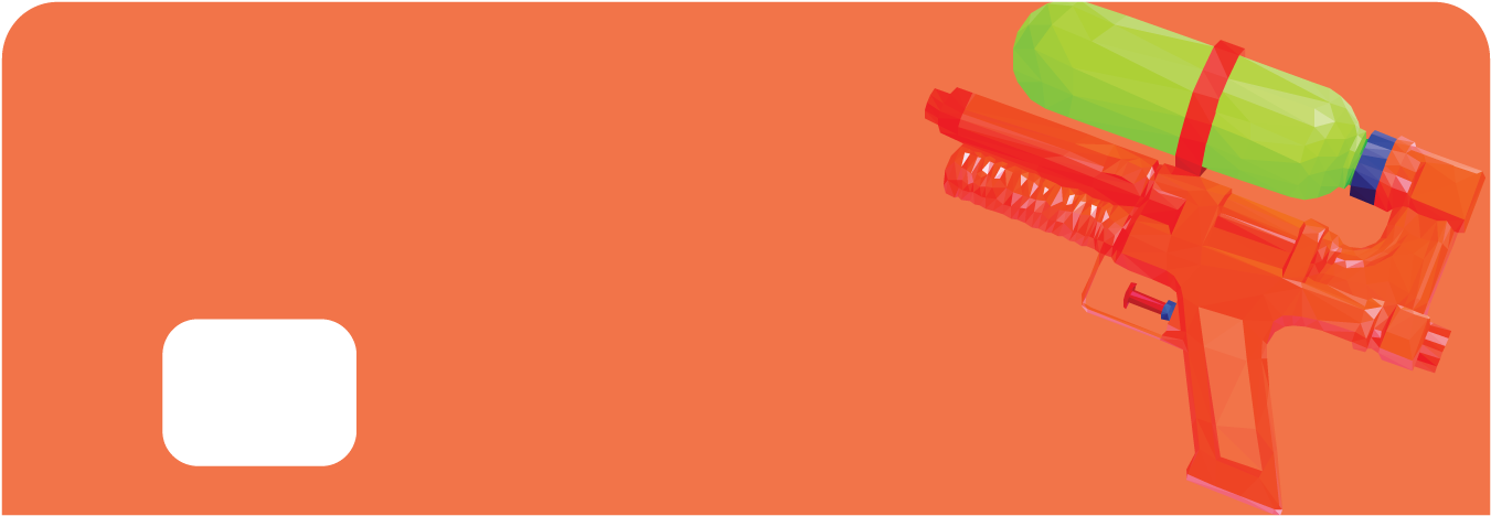 Water Gun (1500x600), Png Download