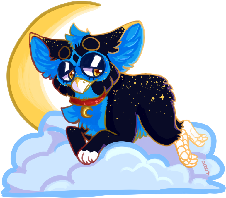 “drew A Lil Custom Dream Furby I Reallly Want His Name's - Cartoon (800x800), Png Download