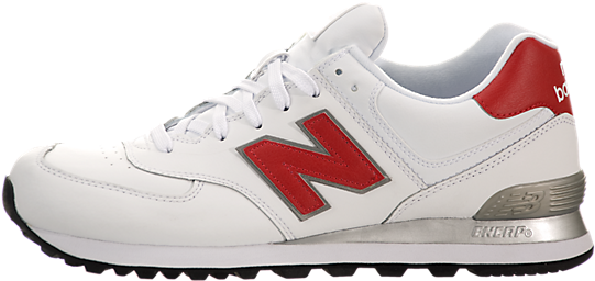 New Balance Blanco Y Rojo (650x650), Png Download