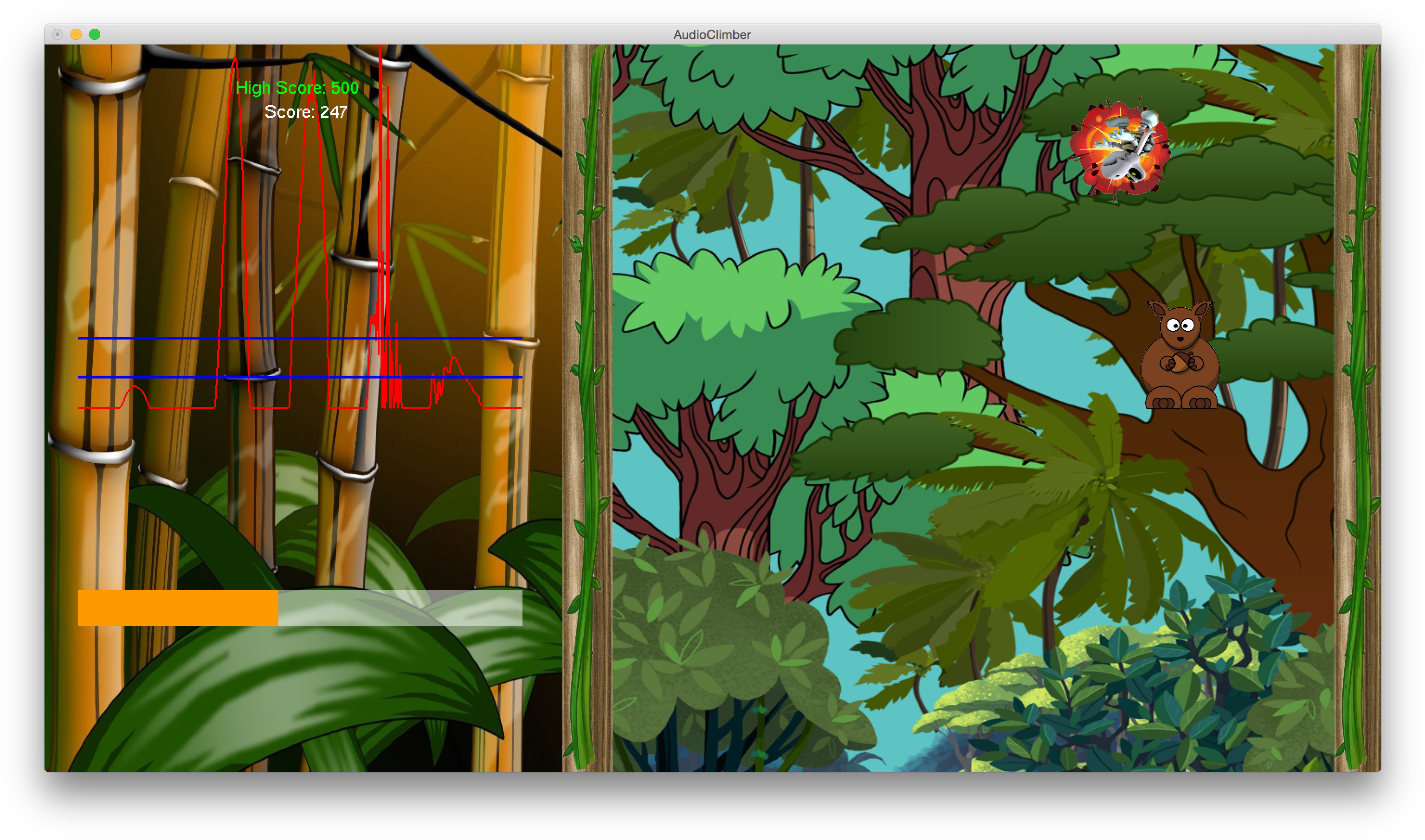 Audioclimber Is A Game That Is Entirely Controlled - Illustration (3104x1836), Png Download