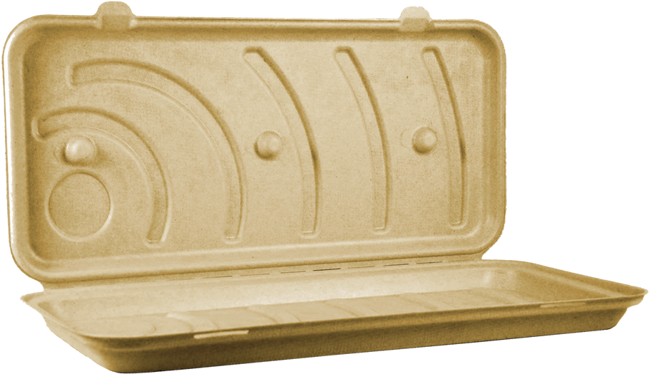 13 - - - 25" Fiber Flat Bread/pizza Box - Wood (1000x1000), Png Download