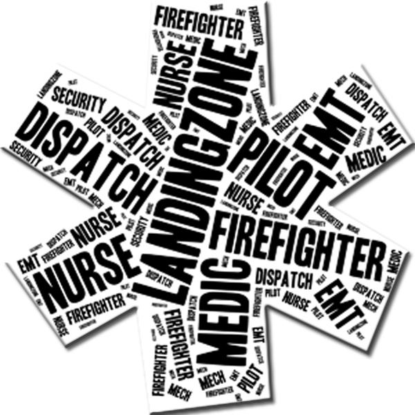 Star Of Life With Flight Safety Net Jobs In Text Inside - Cross (600x600), Png Download