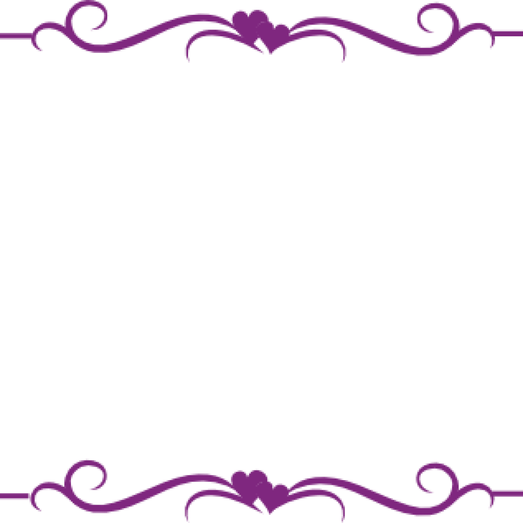 Decorative Border Clipart Decorative Border Clipart - Clip Art Scroll Border (1024x1024), Png Download