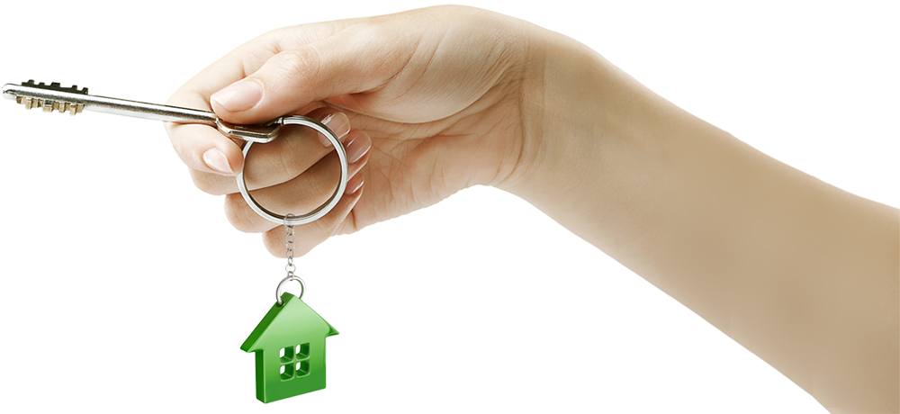 Las Vegas Eviction Services - Keys In Hand Png (1000x460), Png Download