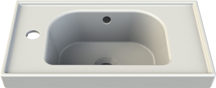 Frame Washbasin, 50×28 Cm - Bathroom Sink (1500x1500), Png Download