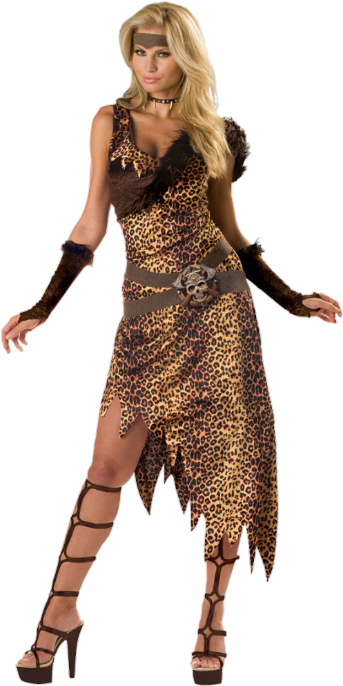Photo Sexy Strong Barbarian Woman Zpsxa7ipdom - Party City Sexy Jungle Costume Women (532x1022), Png Download