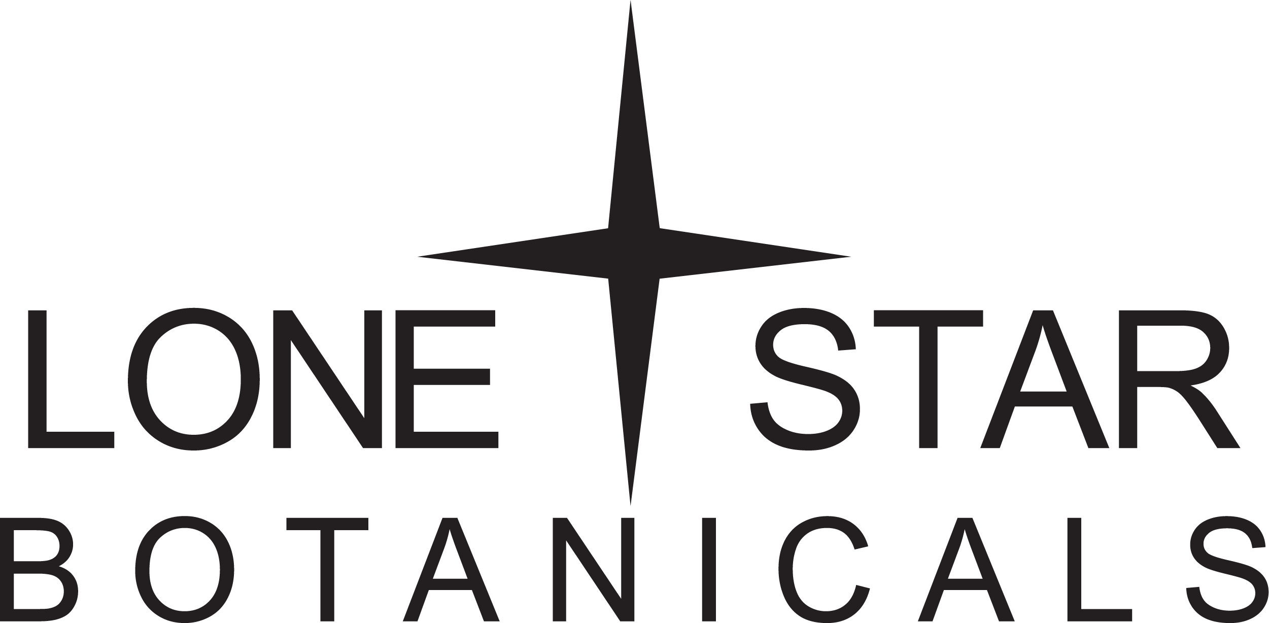 Lone Star Botanicals Logo Transparent Background - Civil Engineering Drawing (2501x1228), Png Download