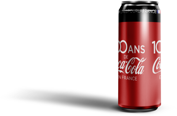 Soft Drink Can Mockup (1000x727), Png Download