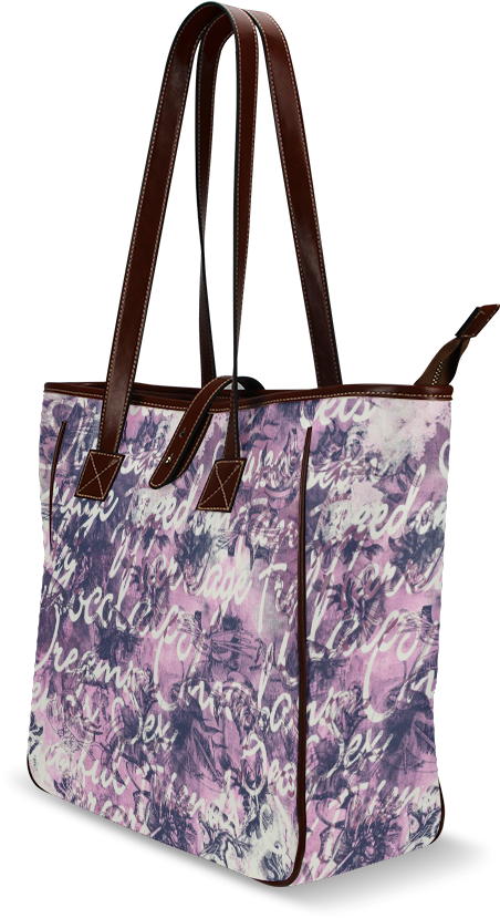 English Words With Purple Background Classic Tote Bag - Tote Bag (1000x1000), Png Download