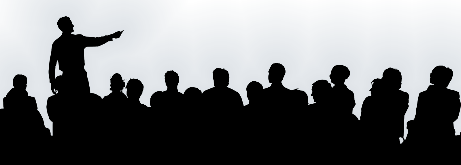 Presentation Silhouette (1600x574), Png Download