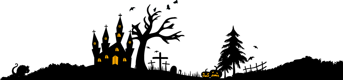 The Candy Rat A Halloween Tradition As A Fantasy Allows - Silhouette (1350x315), Png Download