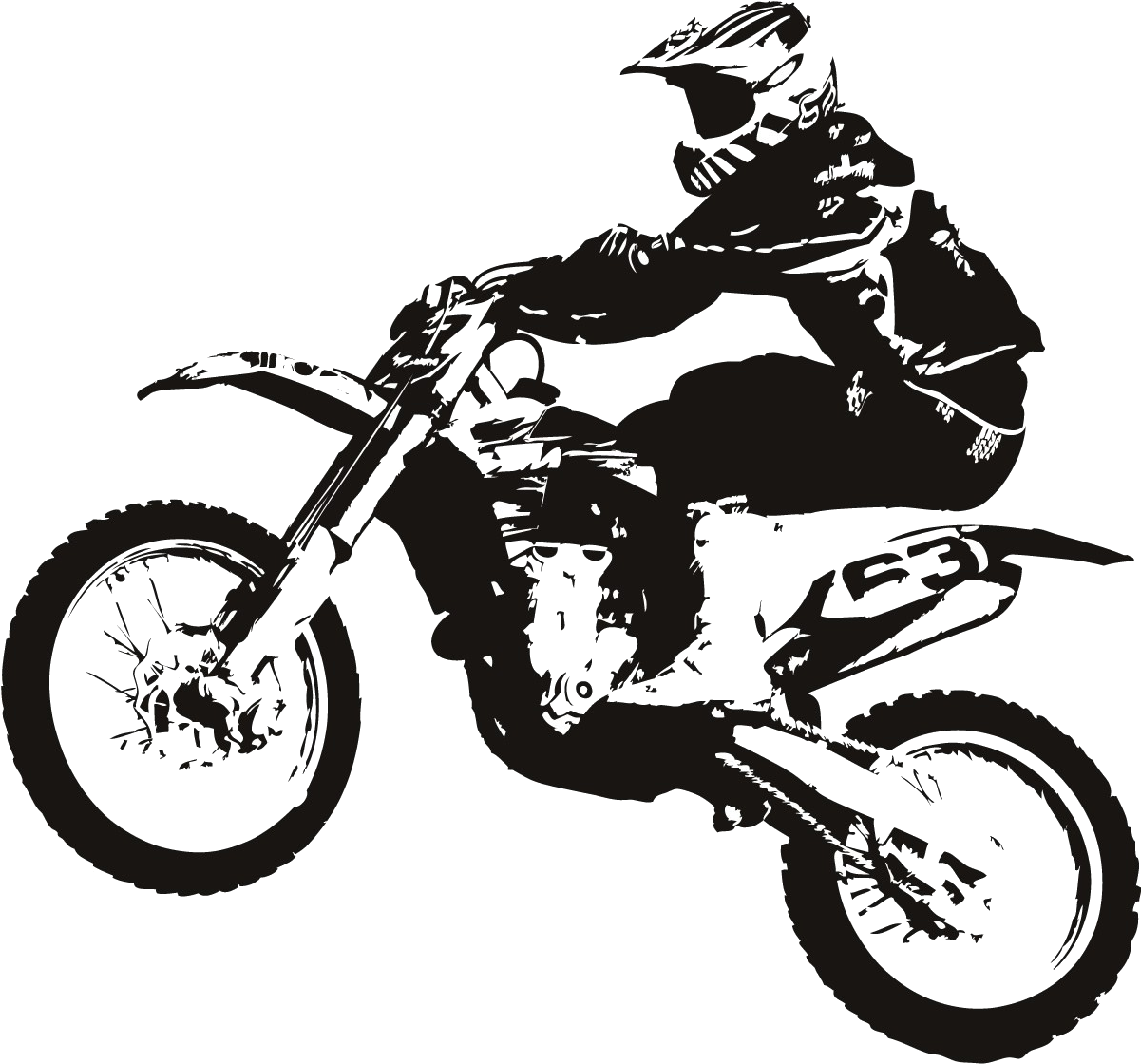 1200 X 1200 2 0 - Dirt Bike Clipart (1200x1200), Png Download