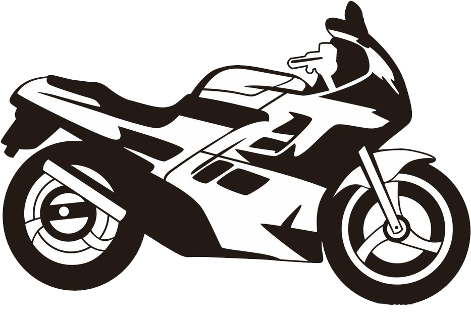 Sports Car Lamborghini Silhouette Motorcycle Helmet - Motos En Blanco Y Negro (1024x671), Png Download