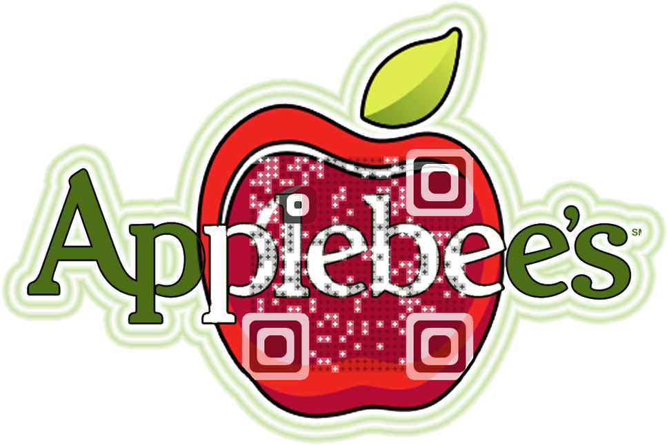 Images For A Branded Qr Code Build Can Be Uploaded - Applebees (999x711), Png Download