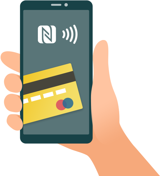 Shopping Has Never Been Faster Or More Hassle-free - Smartphone (557x597), Png Download