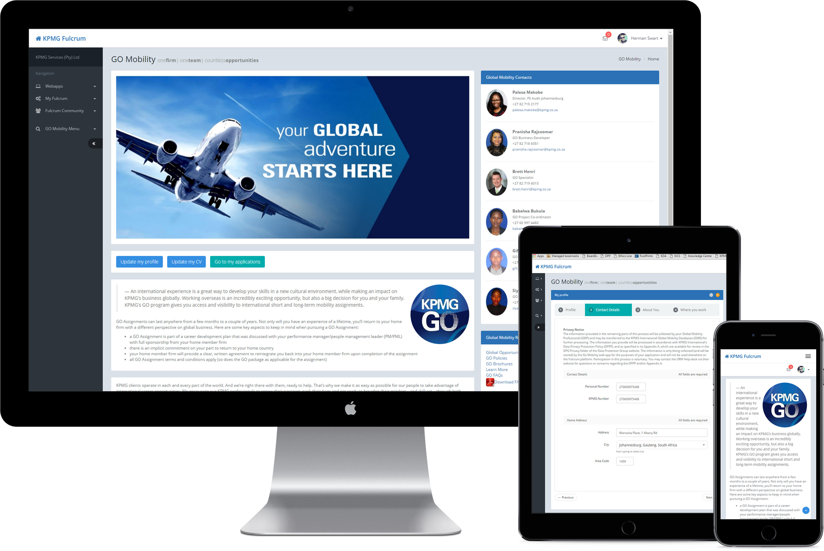 Kpmg At Your Fingertips - Design (5162x3000), Png Download