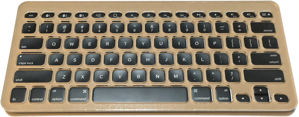 Keyguard On The Keyboard - Logitech K810 (1024x768), Png Download