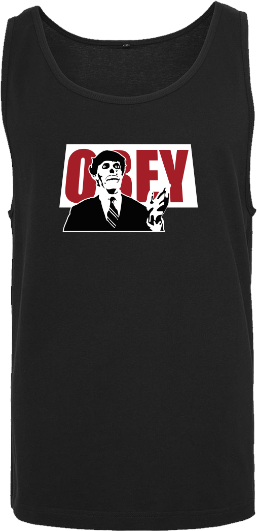 Obey T-shirt Tanktop Men Black - T-shirt (1044x1044), Png Download