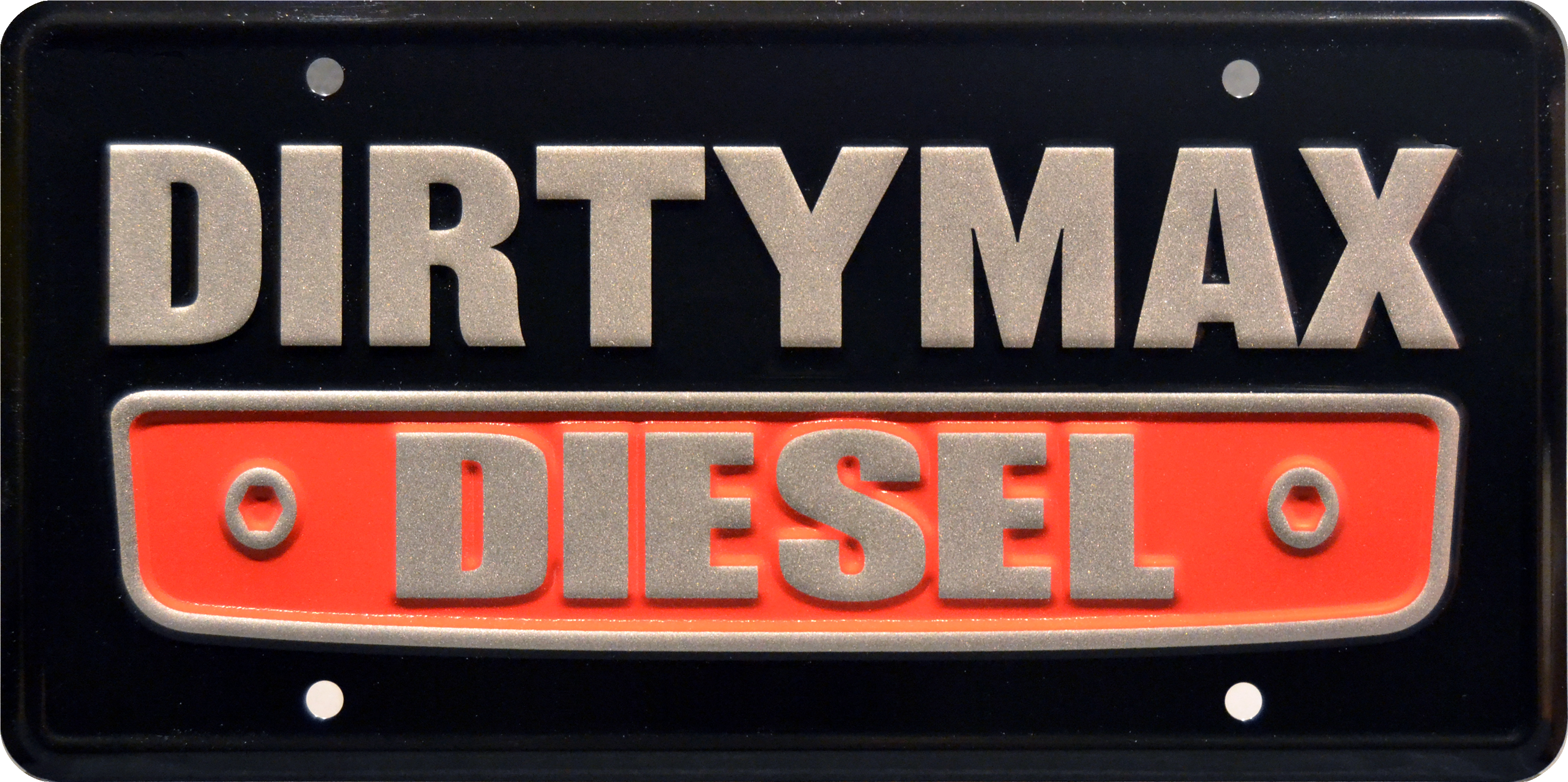 Dirtymax Prop Plate Memorabilia From Duramax Diesel - Licence Plate (4200x2400), Png Download
