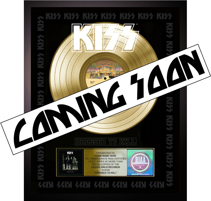 Download Personalized Dressed To Kill Gold Record Award Music