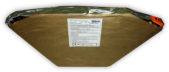 5×1 30mm Fan Orange Star With Blue Hd Star Mine Mle - Coin Purse (718x723), Png Download