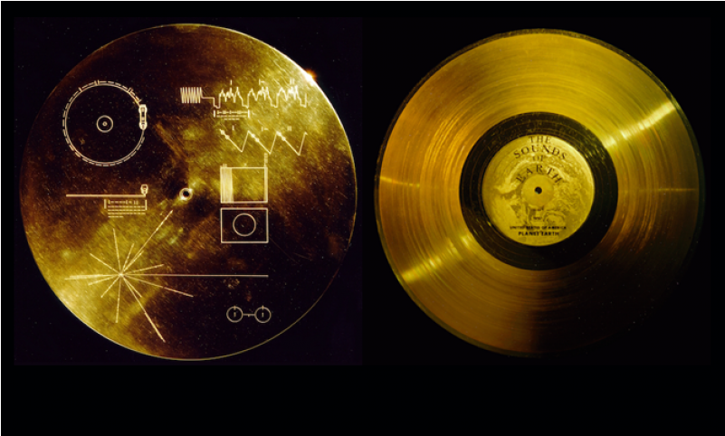 Nasa Voyager Golden Disc (800x800), Png Download