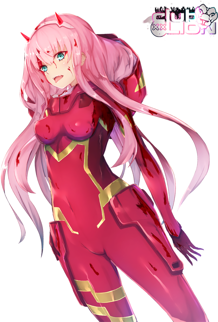 Zero Two - Zero Two Darling Render (752x1062), Png Download