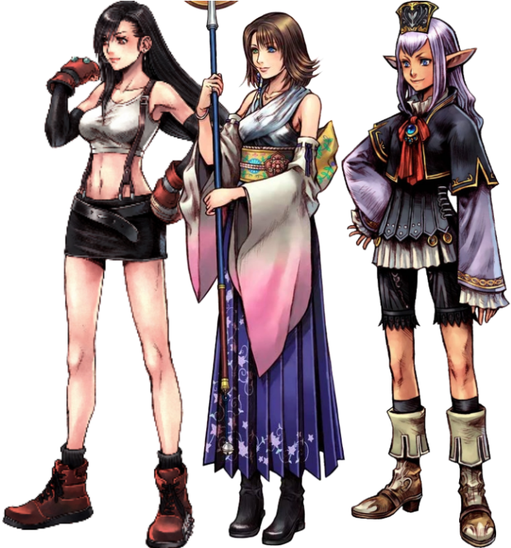 The Return Of Tifa, Yuna Or Prishe - Dissidia Final Fantasy Prishe (768x768), Png Download