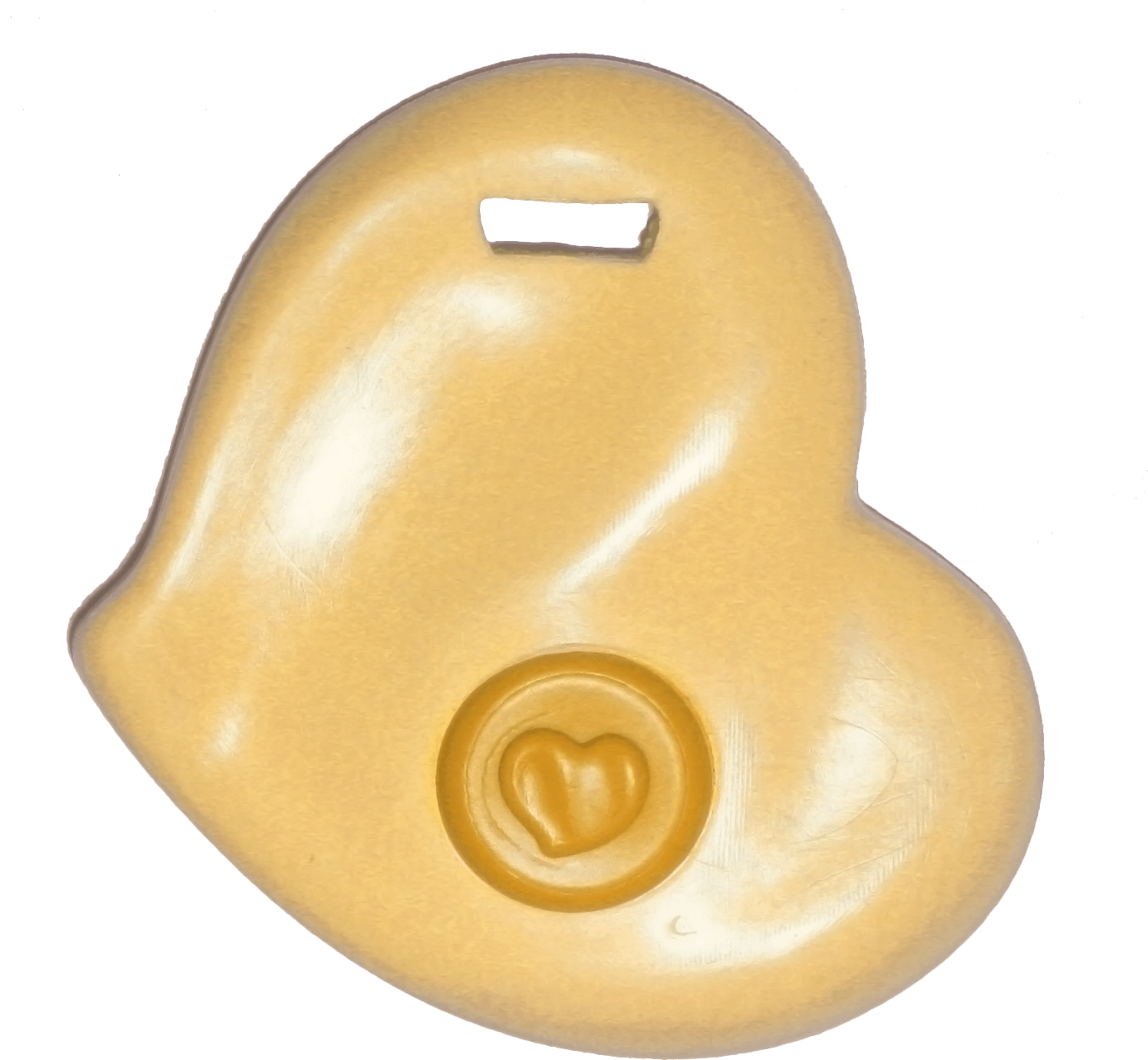 Kidcompanions Chewelry Hearts Close Up Yellow - Jam Dinding (1408x1372), Png Download