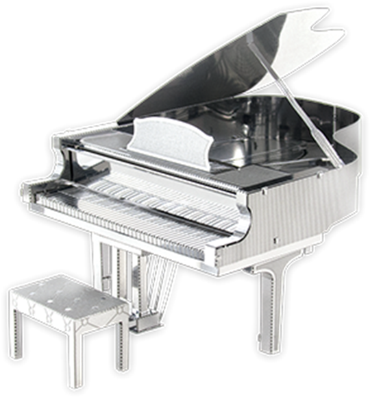 Metal Earth Online Store - Piano Maquette (600x600), Png Download