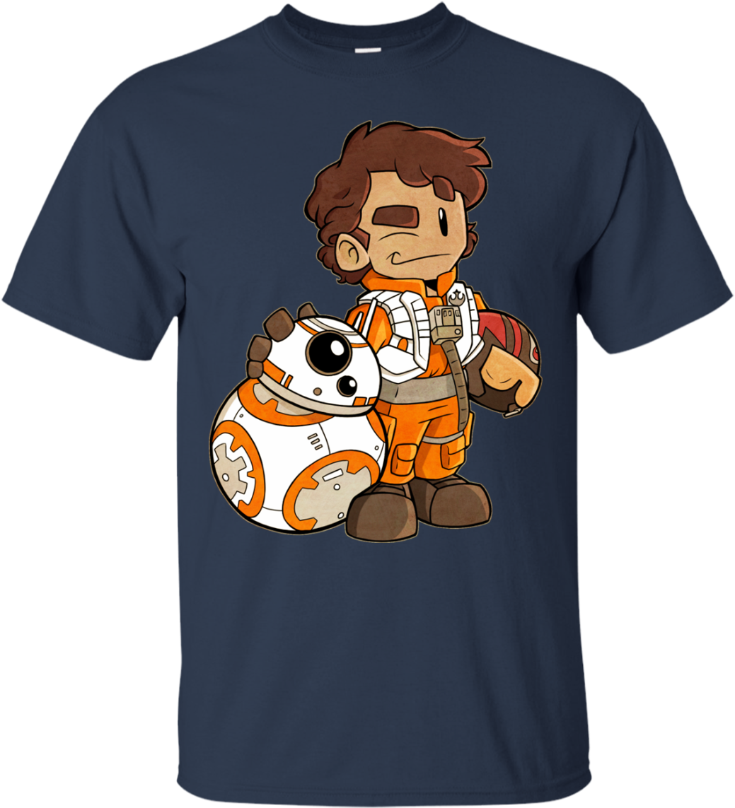 Poe Dameron And Bb 8 T Shirt Men - Golden Knights Shirt With Groot (1155x1155), Png Download
