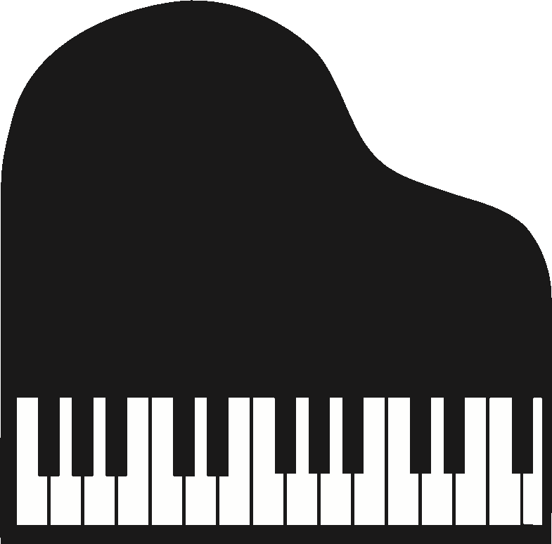 Input Grand Piano 27 Keys (785x773), Png Download