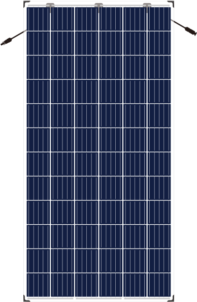 Poly 72cells 320-355w Dual Glass Solar Module - Solar Panel (500x650), Png Download