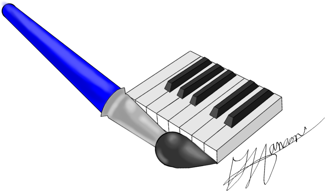 Music Brush's Cutie Mark - Musical Keyboard (1280x717), Png Download