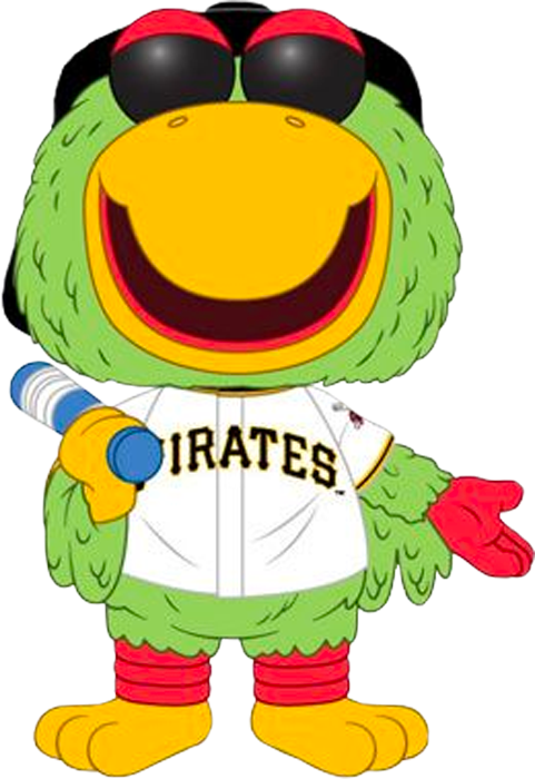 Pirate Parrot Pittsburgh Pirates Mascot Funko Pop Vinyl - Pittsburgh Pirates (481x700), Png Download