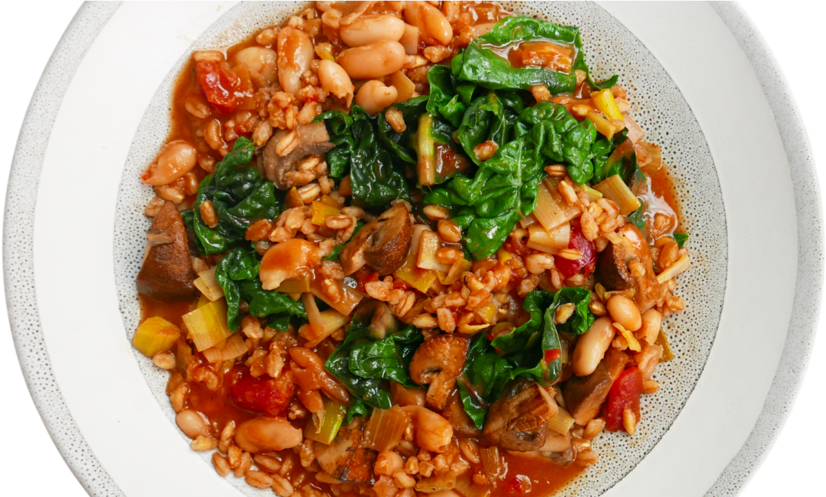 White Bean & Farro Stew - Baked Beans (1280x720), Png Download