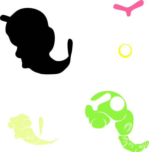 Caterpie 1, Caterpie (500x511), Png Download