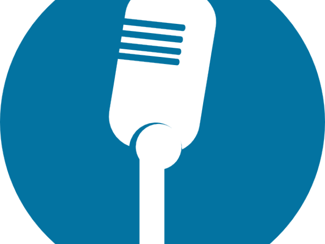 Microphone Clipart Blue Microphone - Microphone Clip Art (640x480), Png Download