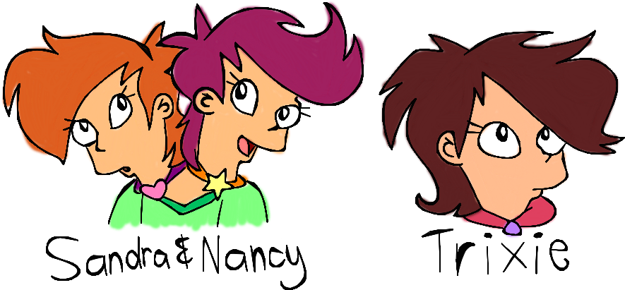 New Futurama Characters By Heartinarosebud - Cartoon (885x411), Png Download