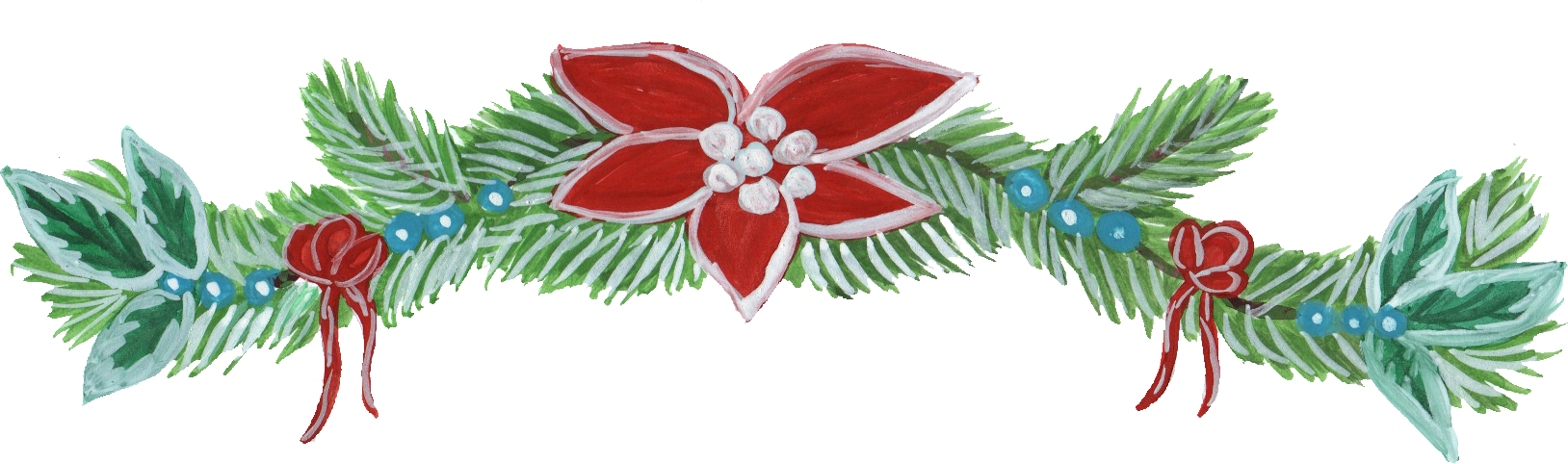 Christmas Decoration Png (1628x482), Png Download