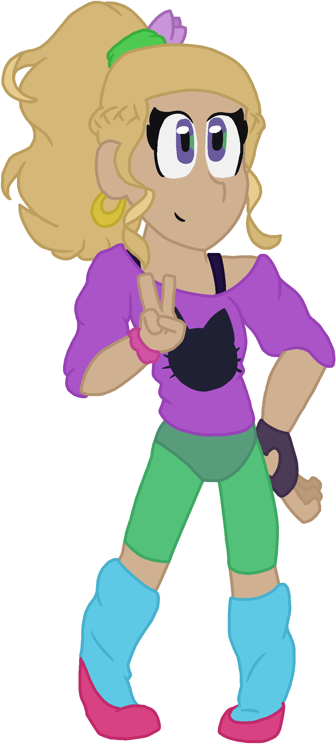 Prima Donna - Cartoon (1130x2500), Png Download