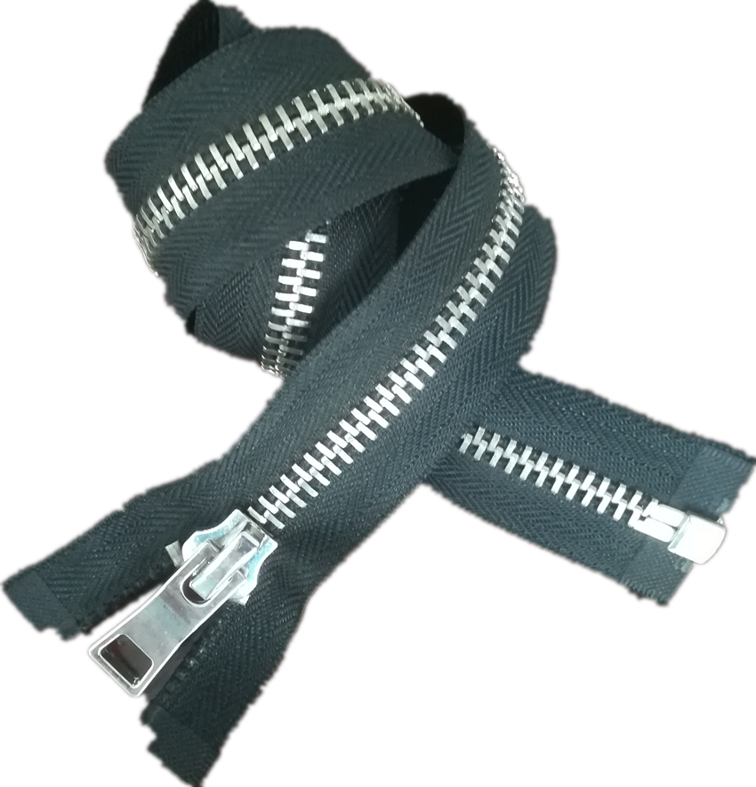 No8 Metal Zipper Bright White Gold Open End With Custom - Scarf (850x885), Png Download