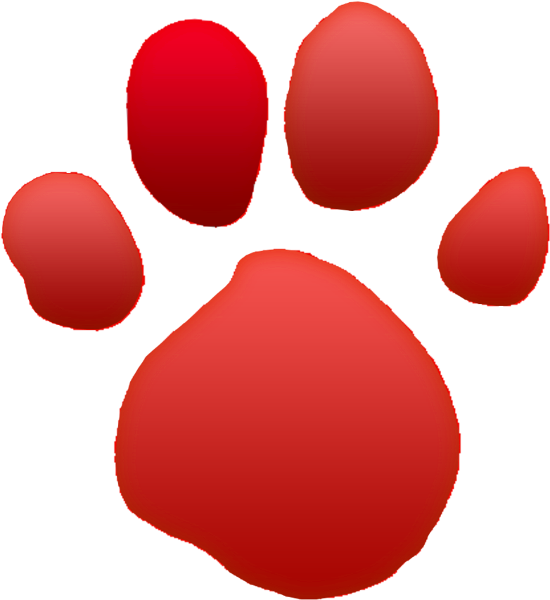 Mickeys Paw Prints Updated Blues Clues And Mickeys - Blues Clues Blues Pawprint (882x905), Png Download