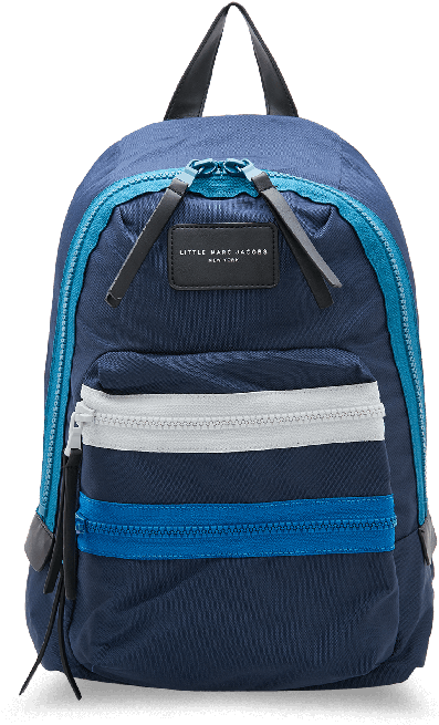Blue Little Color-block Backpack - Marc Jacobs Kids Backpack (700x700), Png Download